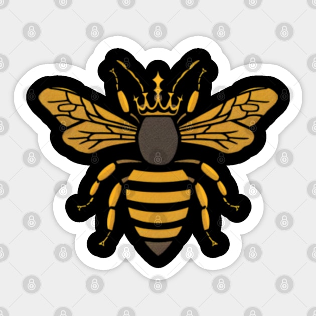 Hardworking Bees Hive Dynamics Sticker by Deion Christiansen